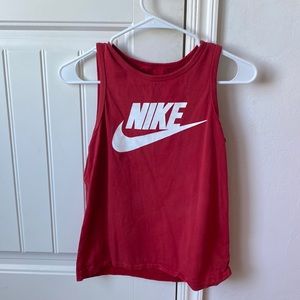 Red Nike tank top in a women’s medium